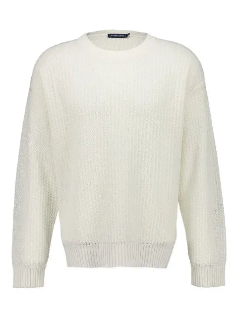 Frescobol Carioca Jardim linen crew-neck sweater