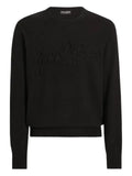 Dolce & Gabbana crew-neck logo-embroidered sweater