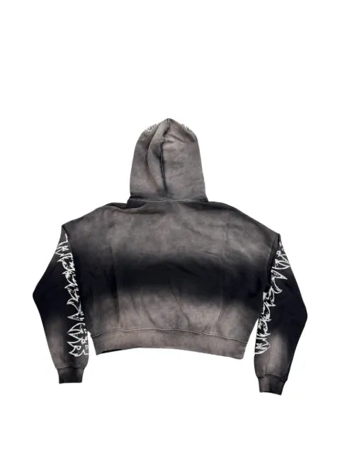 HELLSTAR Stars Shine graffiti-lettering hoodie