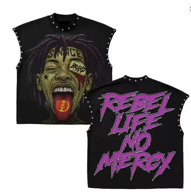 Saints Global Double-Sided Graphic Rivet Tank Top Unisex