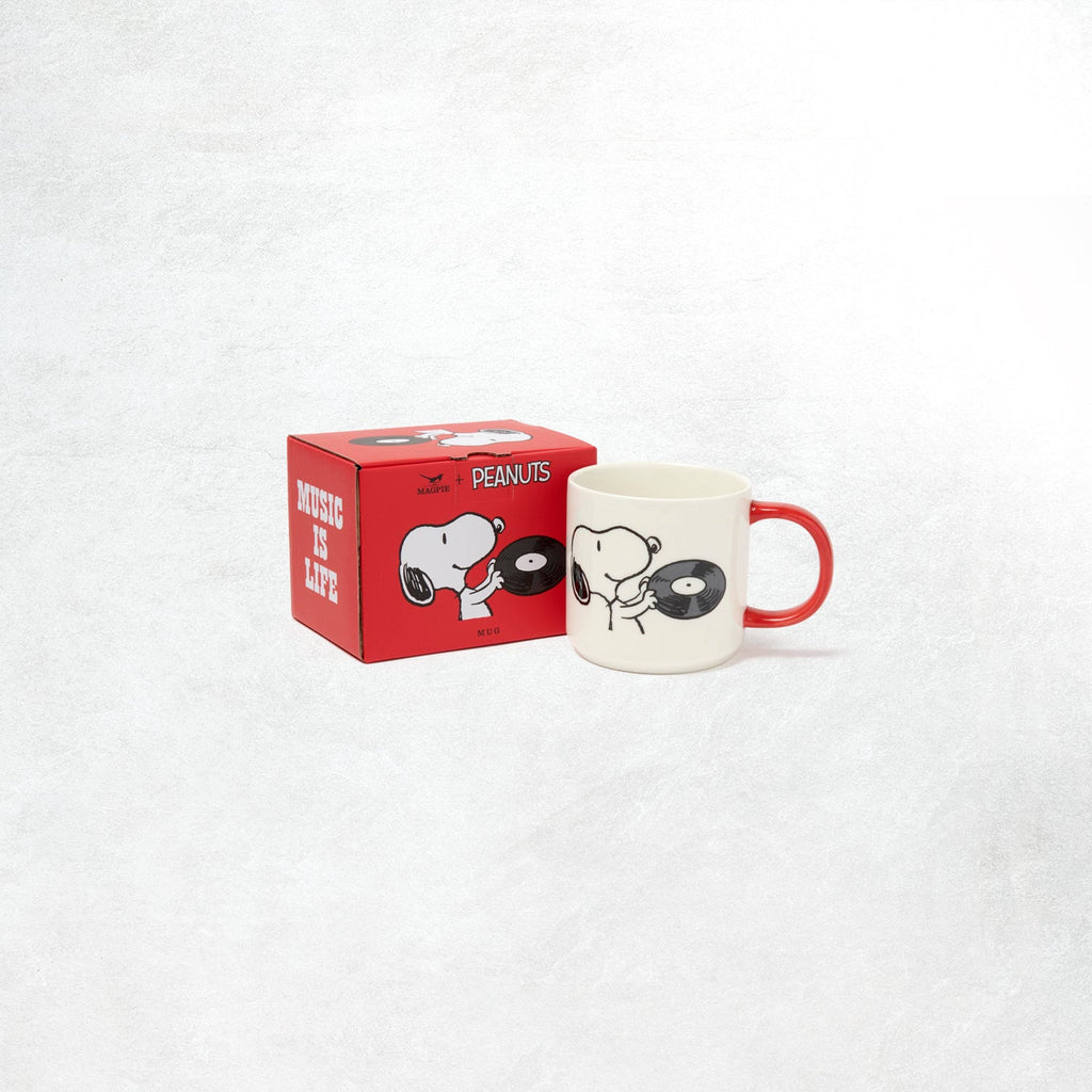 Peanuts by Magpie Mug: Music is Life DJ