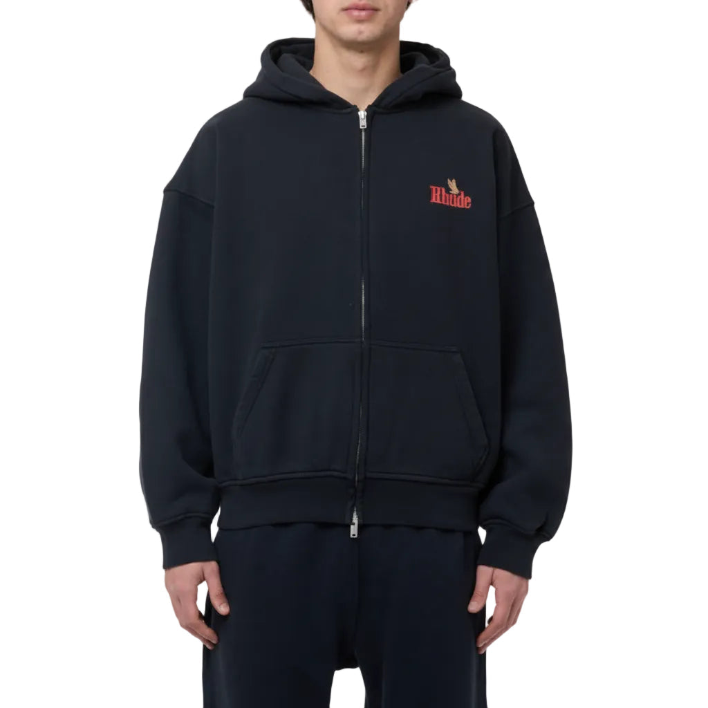 Rhude American Spirit Zip-Up Hoodie