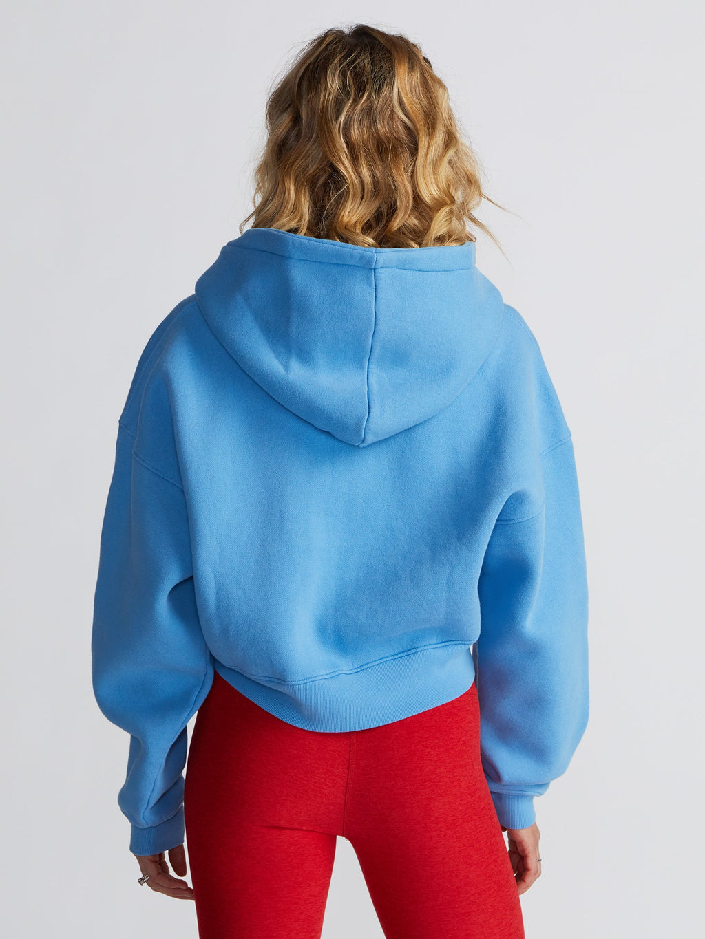 MARISSA BLUE CROP ZIP