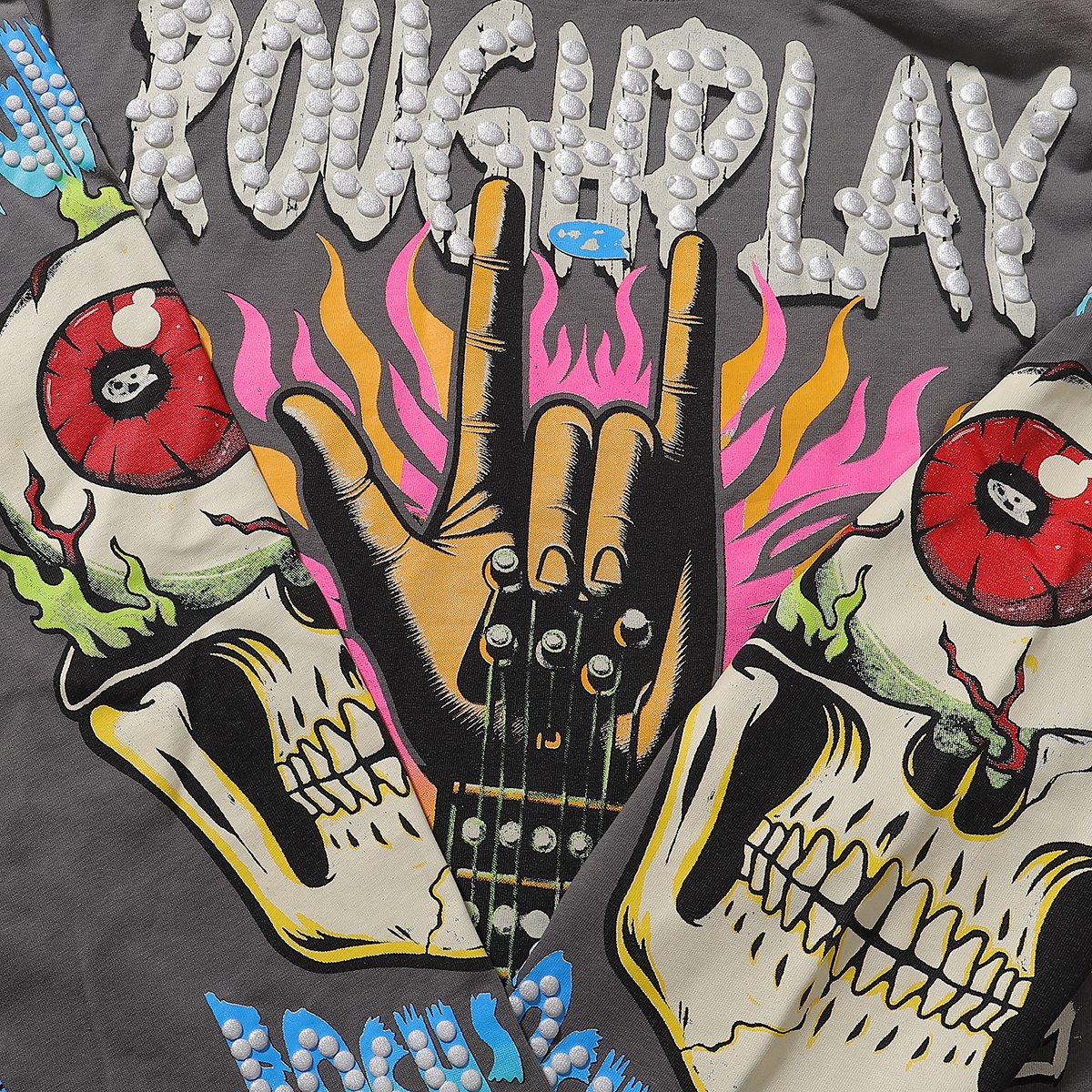 Rough Play Rock Graphic Long-Sleeve T-Shirt