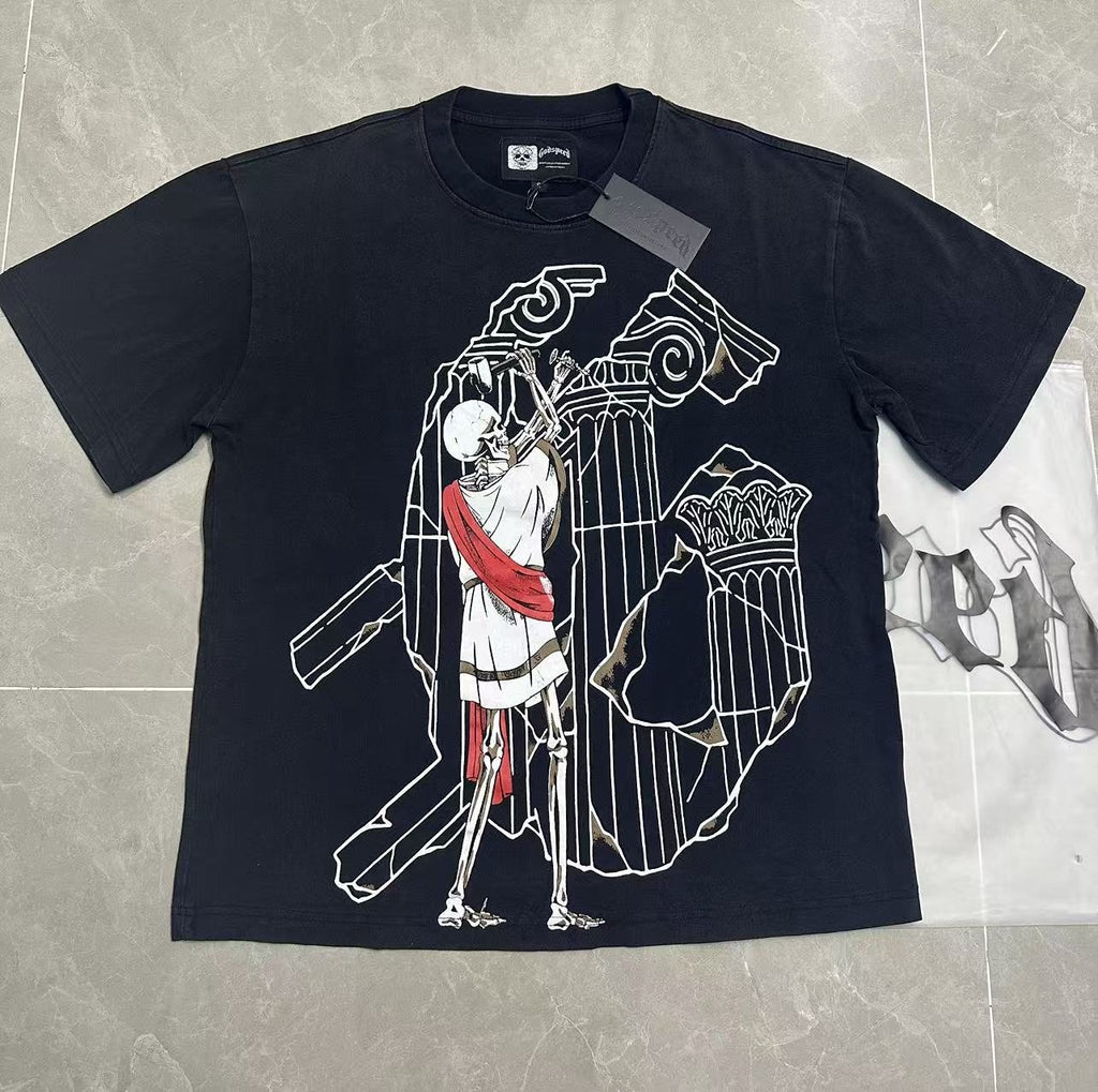 Godspeed Skeleton Columns Short-Sleeve T-Shirt