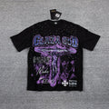 CLAZA GOD Purple Alien Graphic T-Shirt